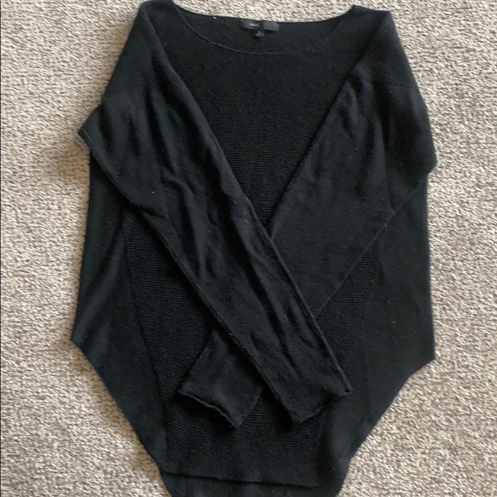Black think sweater